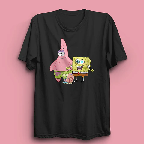 Polera Bob Esponja Y Patricio | Bob Esponja