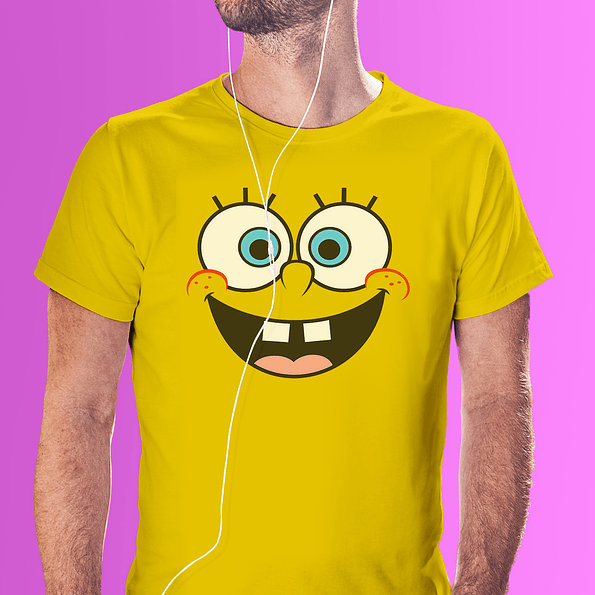 Polera Bob Esponja Cara | Bob Esponja 2