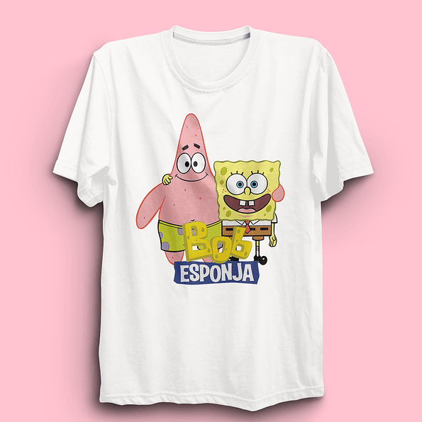 Polera Bob Esponja y Patricio |  Bob Esponja 2