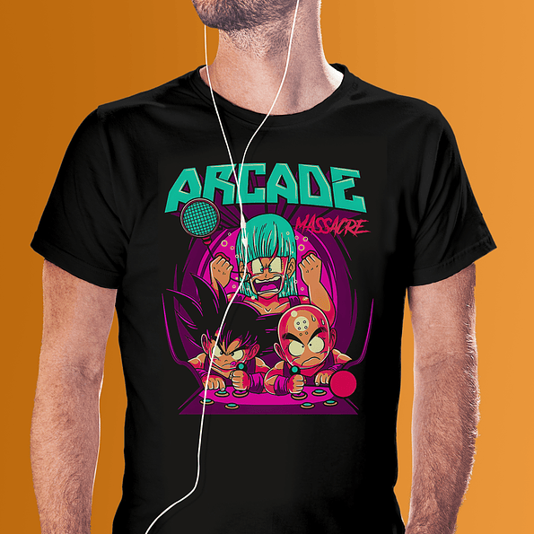 Polera Dragon Ball Arcade Massacre | Dragon Ball 2