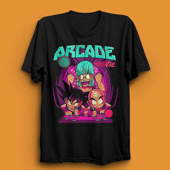 Polera Dragon Ball Arcade Massacre | Dragon Ball 1