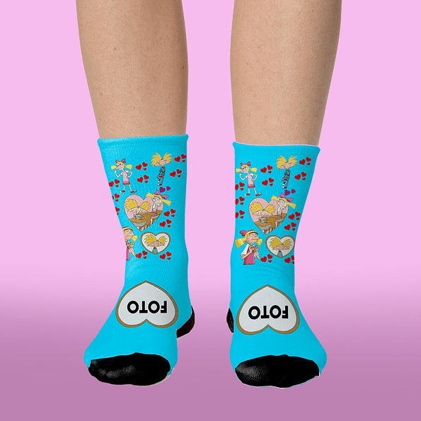 Hey Arnold Calcetines | Helga y Arnold   2