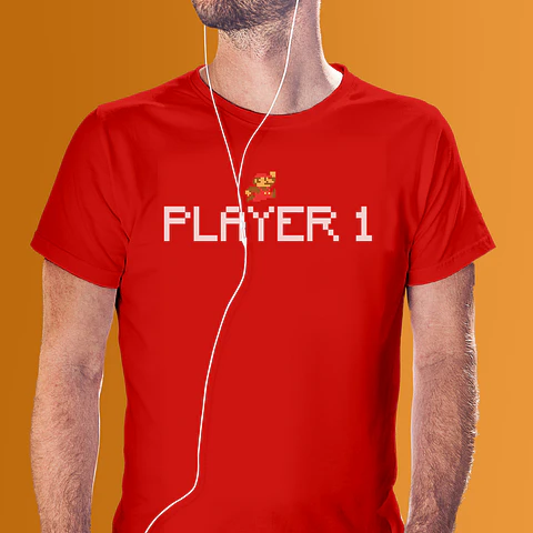 Polera Mario Player One