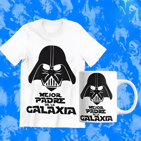 Mejor Padre de la Galaxia + Tazon Packs
