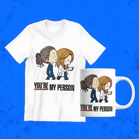 Pack Tazon Polera Your´re My Person | Grey's Anatomy