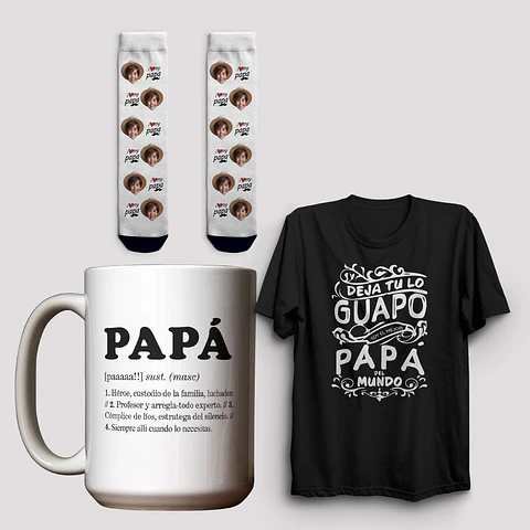 Pack Para Papa | Tazón Polera Calcetines