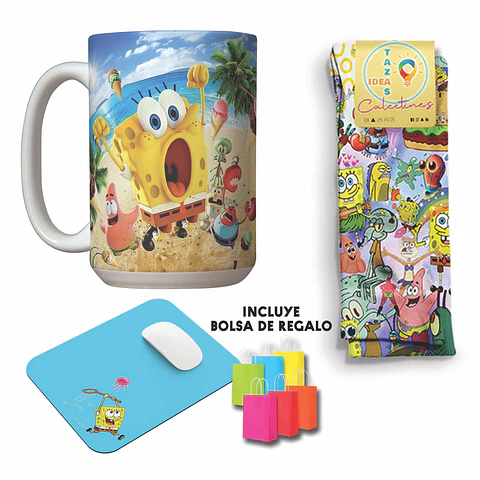 Pack Personalizado: Tazón, Mouse Pad y Calcetines – El Regalo Perfecto