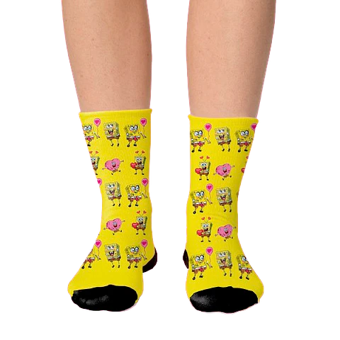 Calcetines de Bob Esponja - Enamorado