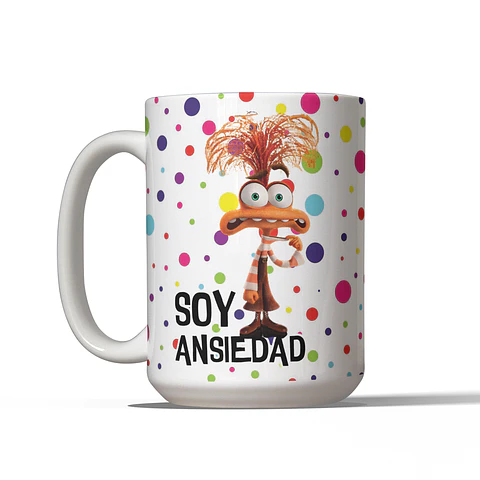 Tazón de Ansiedad de Intensamente 2 | Diseño Único y Emotivo