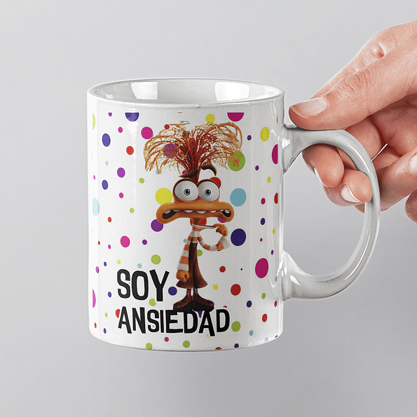 Tazón de Ansiedad de Intensamente 2 | Diseño Único y Emotivo 2