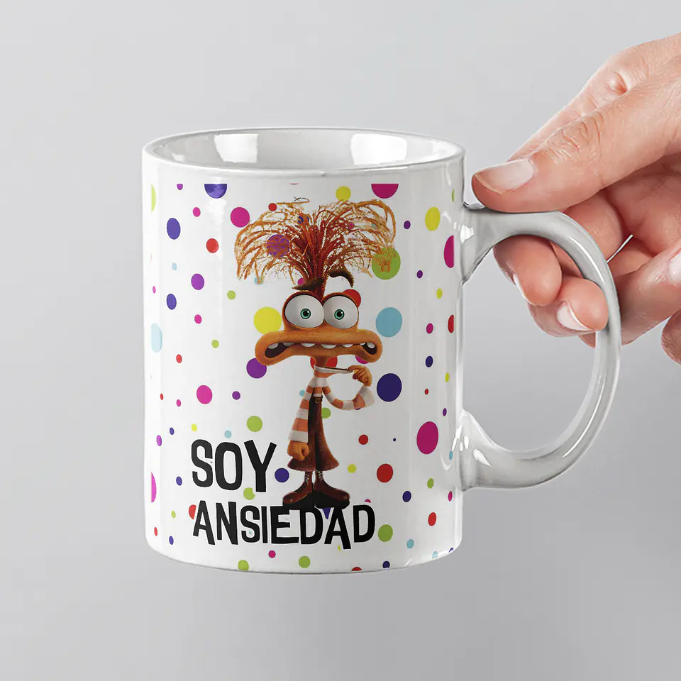 Tazón de Ansiedad de Intensamente 2 | Diseño Único y Emotivo 2