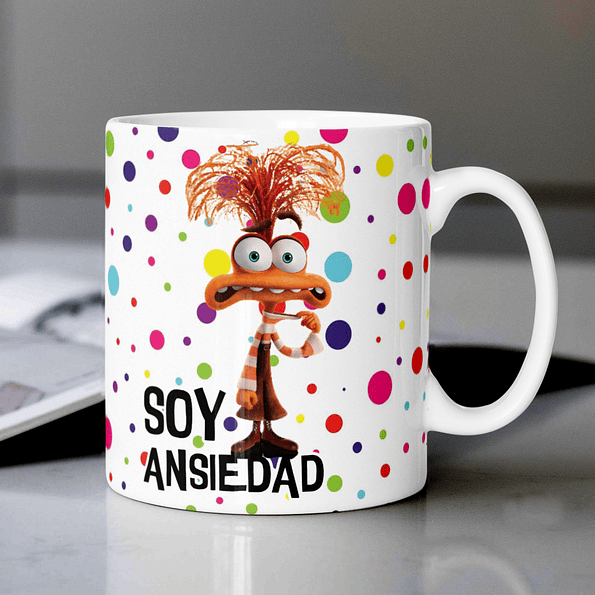 Tazón de Ansiedad de Intensamente 2 | Diseño Único y Emotivo 3