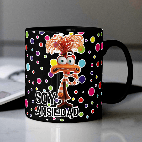 Tazón de Ansiedad de Intensamente 2 | Diseño Único y Emotivo 4