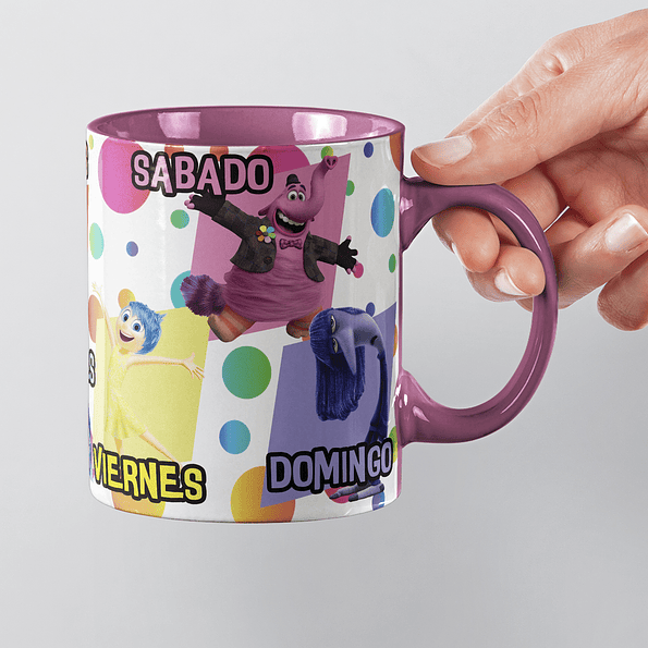 Tazon Dias de la semana | intensamente 2  5