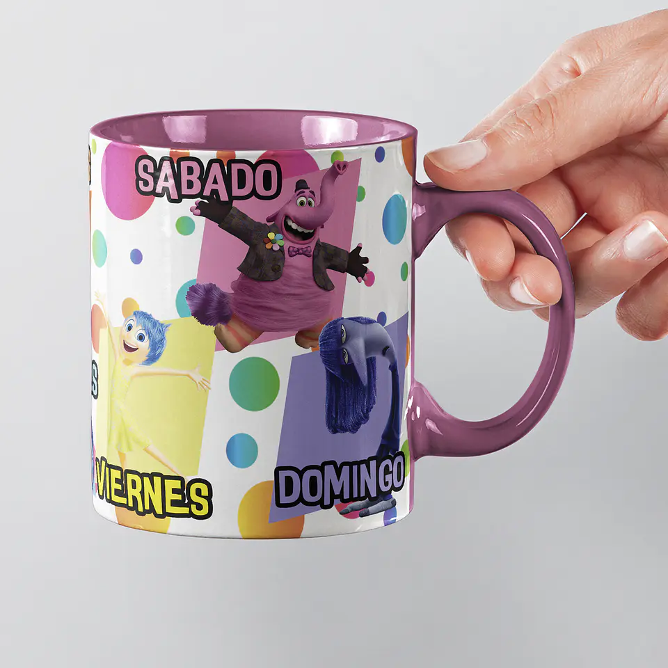 Tazon Dias de la semana | intensamente 2  5
