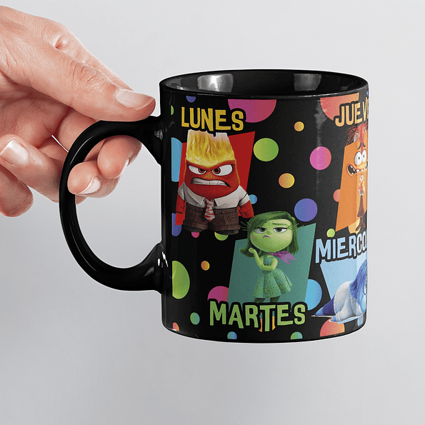 Tazon Dias de la semana | intensamente 2  3