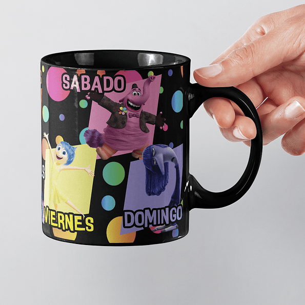 Tazon Dias de la semana | intensamente 2  4