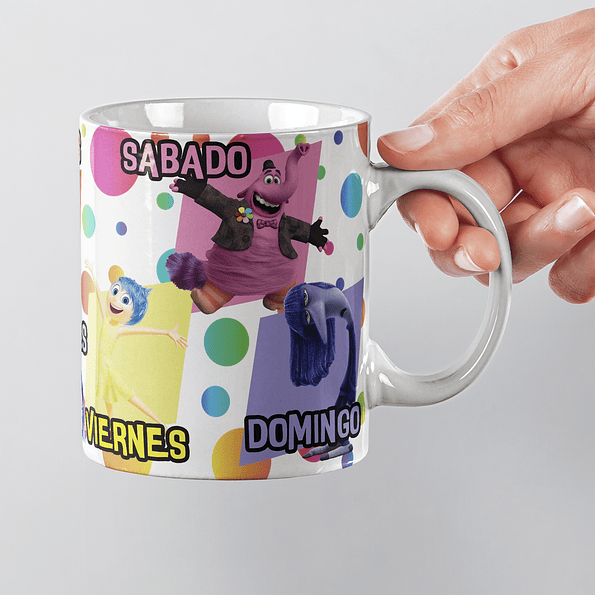 Tazon Dias de la semana | intensamente 2  2