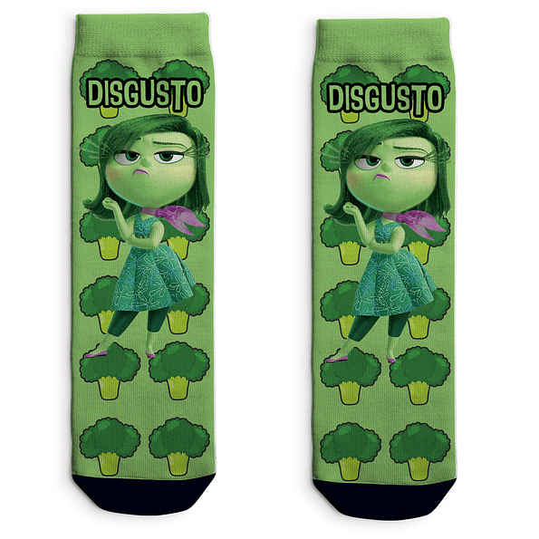Calcetines de 'Intensamente' - Diseños de Furia, Alegría, Disgusto, Ansiedad y Tristeza 🧦✨ 3