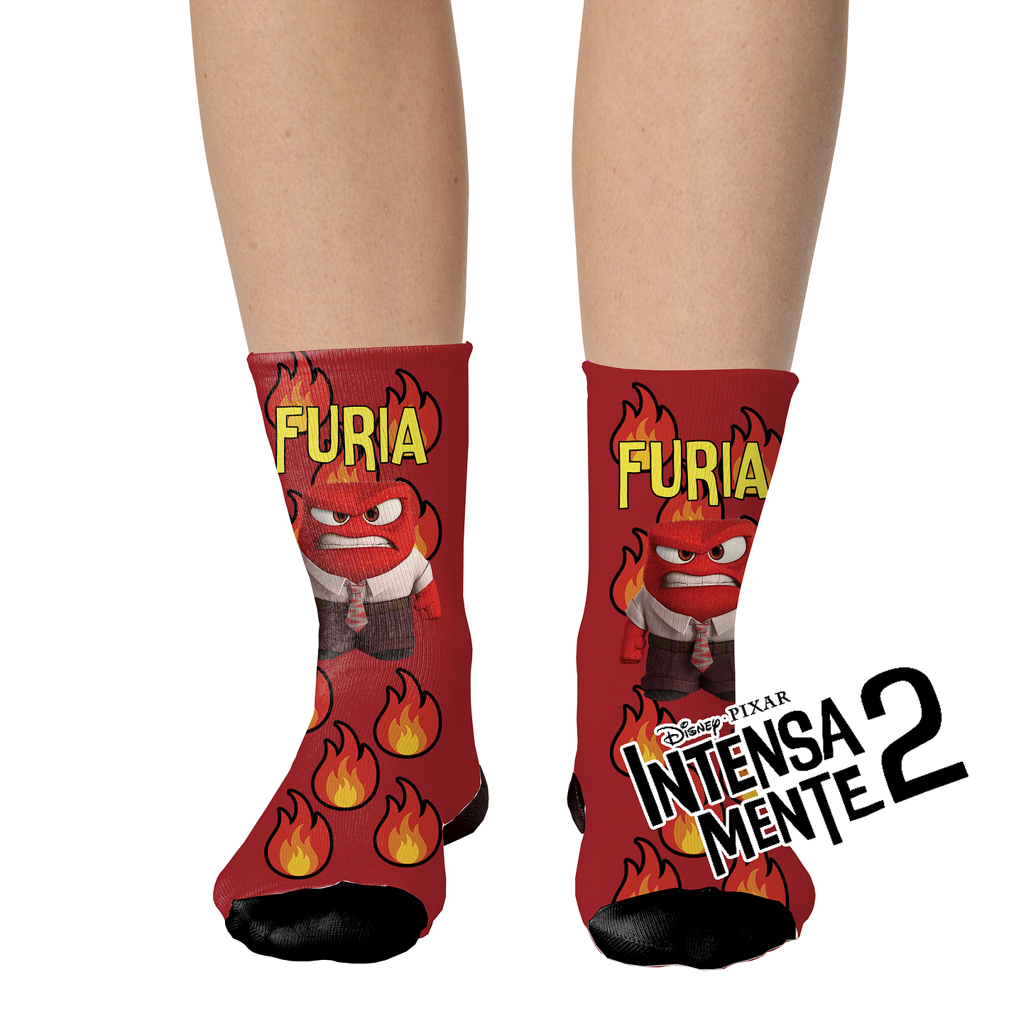 Calcetines de 'Intensamente' - Diseños de Furia, Alegría, Disgusto, Ansiedad y Tristeza 🧦✨ 1