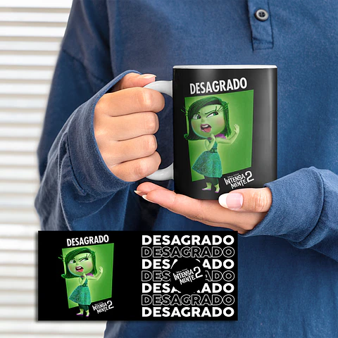 Tazón de Desagrado - Intensamente 2 Diseño2