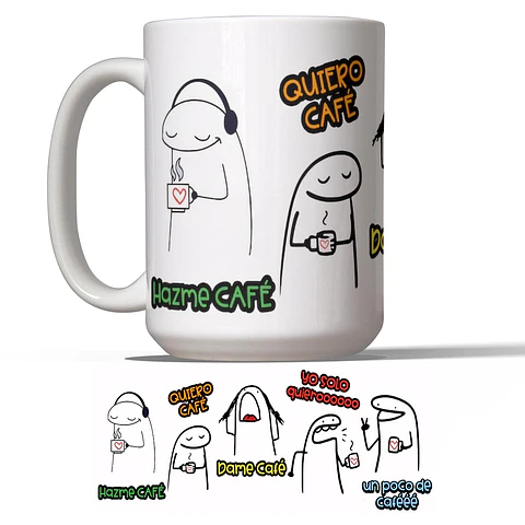Tazón de Flork Cómica - "Hazme Café, Quiero Café" | Viral y Divertido