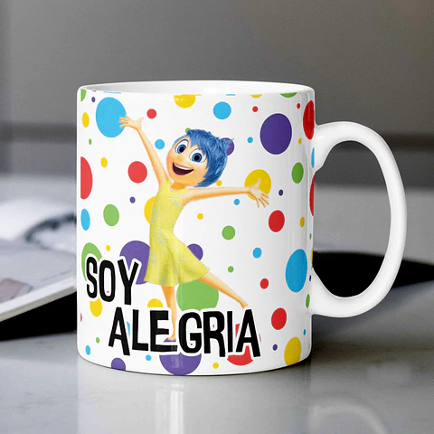 Tazón "Soy Alegría" de Intensamente 2 - ¡Despierta Tu Felicidad!