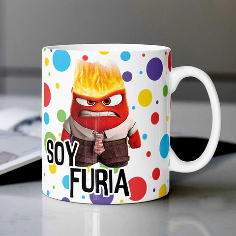 Tazón "Soy Furia" de Intensamente 2 - ¡Desata tu Energía!