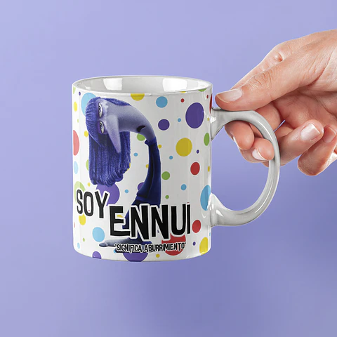 Tazón "Soy Ennui" de Intensamente 2 - ¡Un Toque de Desgano!