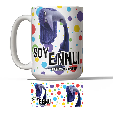 Tazón "Soy Ennui" de Intensamente 2 - ¡Un Toque de Desgano!