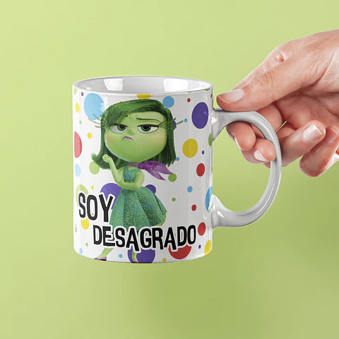 Tazón "Soy Desagrado" de Intensamente 2 - ¡Expresa tu Autenticidad!