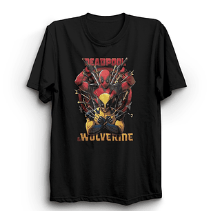 Polera Deadpool y Wolverine - ¡Cine Marvel!