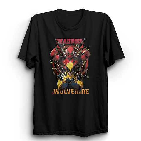 Polera Deadpool y Wolverine - ¡Cine Marvel!
