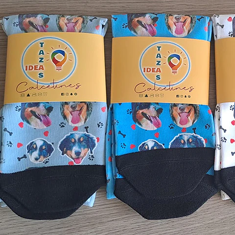 Calcetines Personalizados con la Foto de tu Mascota – ¡Regalo Perfecto!