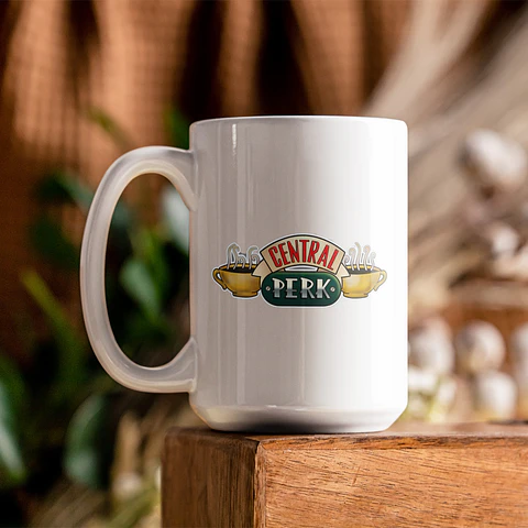 Tazón Central Perk - Taza Oficial de Friends para Fans de la Serie