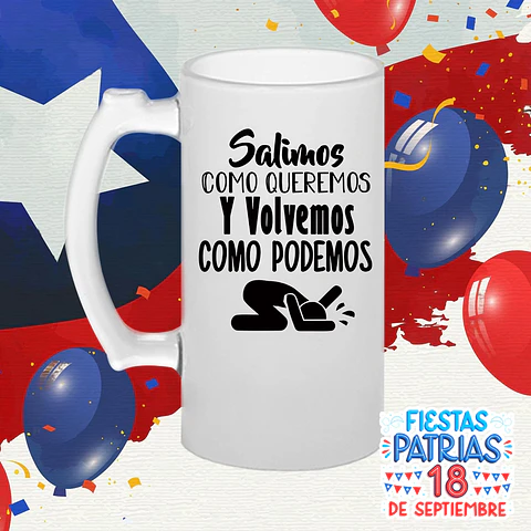 Shopero Fiestas Patrias | Salimos como queremos y volvemos como podemos
