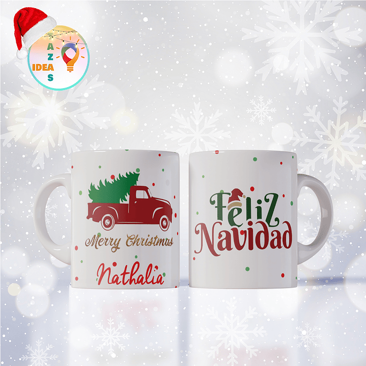 Tazones Navideños Personalizados – Regalos Festivos para Sorprender en Navidad 6