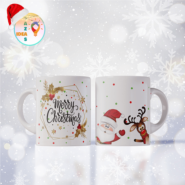 Tazones Navideños Personalizados – Regalos Festivos para Sorprender en Navidad 1