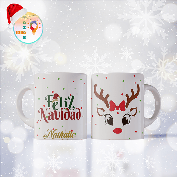 Tazones Navideños Personalizados – Regalos Festivos para Sorprender en Navidad 3