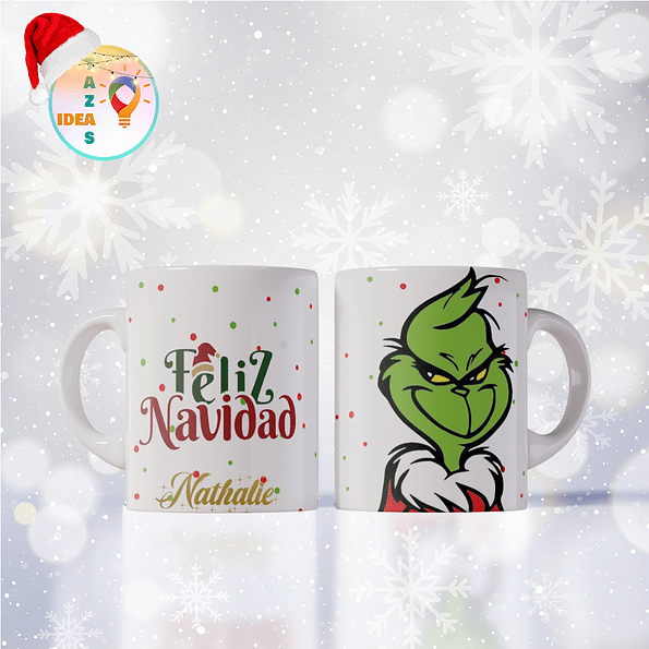 Tazones Navideños Personalizados – Regalos Festivos para Sorprender en Navidad 4