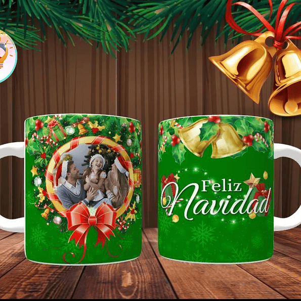 Tazones Navideños Personalizados con Foto - Regala Recuerdos Únicos 1