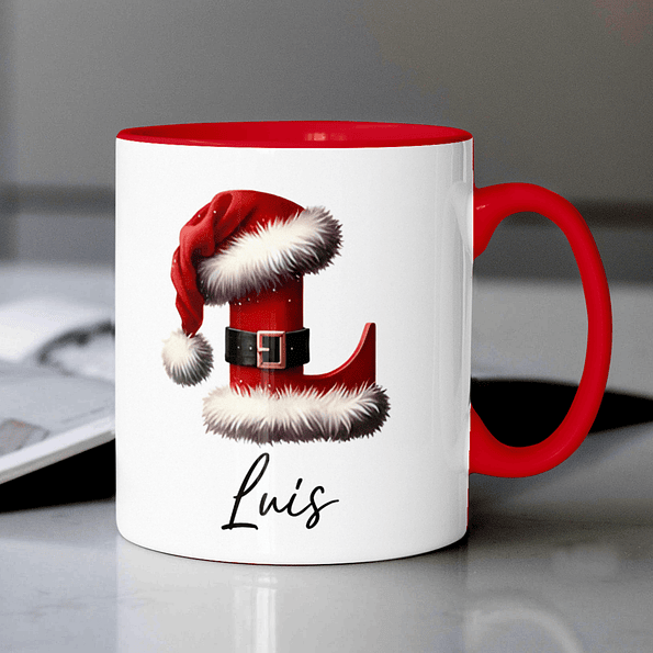 Taza Personalizada con Nombre Navideño - Regalo Perfecto para Navidad 🎄 3