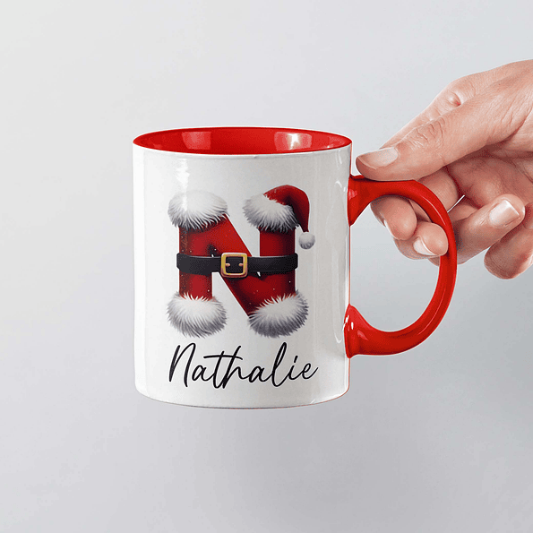 Taza Personalizada con Nombre Navideño - Regalo Perfecto para Navidad 🎄 4
