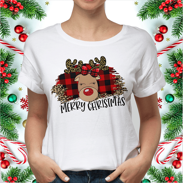 Polera Estampada 'Merry Christmas' – Perfecta para Navidad 2