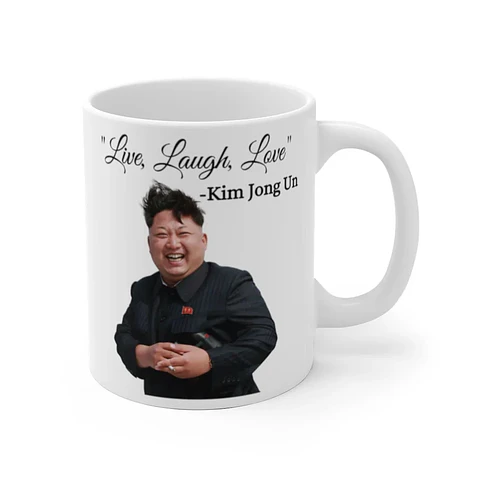 Tazón Meme Kim Jong Un - Diviértete con un Café Supremo