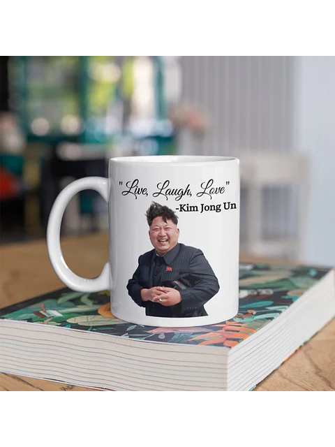 Tazón Meme Kim Jong Un - Diviértete con un Café Supremo