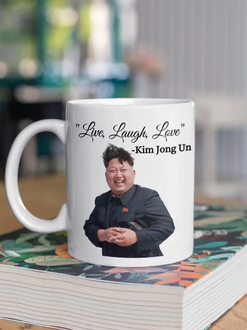 Tazón Meme Kim Jong Un - Diviértete con un Café Supremo 1