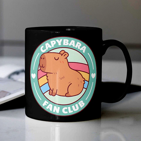Tazón "Capibara Fan Club" - Perfecto para los amantes de los capibaras