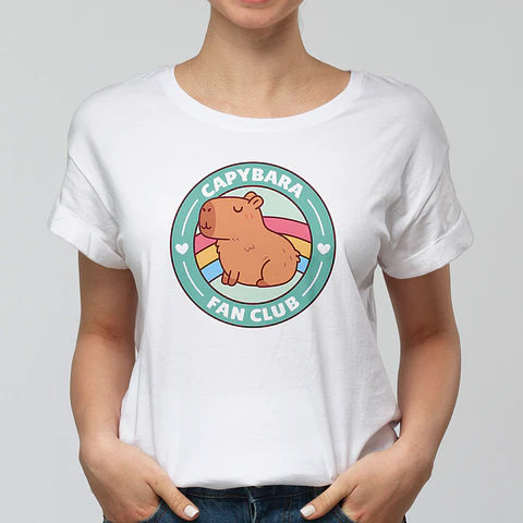 Polera "Capybara Fan Club" – Únete al Club de los Fans