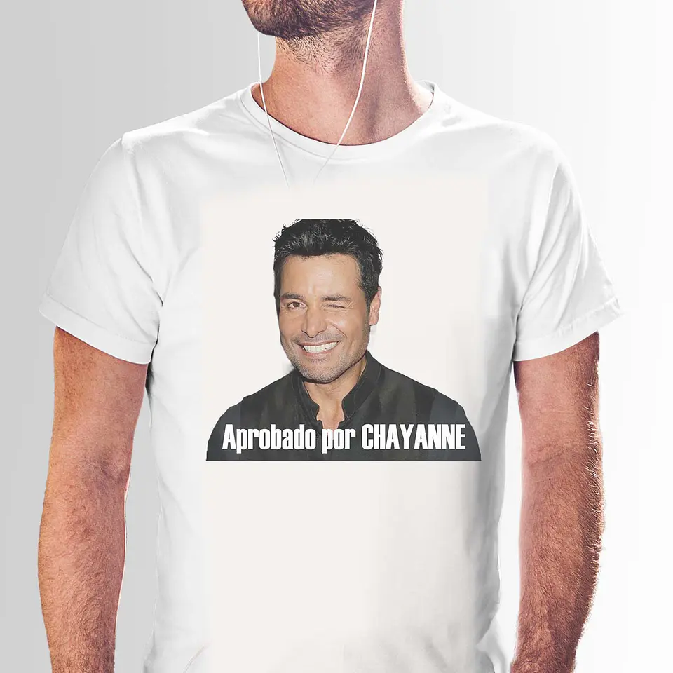 Polera Chayanne aprobado por Chayanne Meme 5